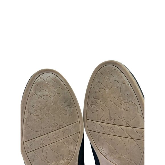 Abella True Comfort Mollie Black Shoes Women's 6M Flats Adjustable Hook & Loop - Picture 13 of 14